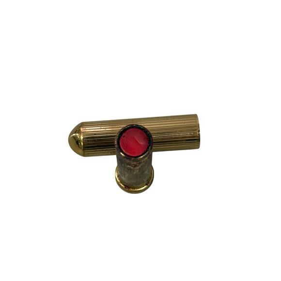 Vintage Elizabeth Post “Continental Red” 1940s/50’s Gold Bullet Lipstick Display - Picture 3 of 10